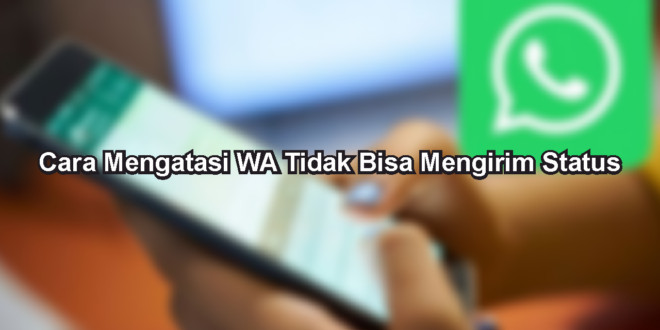 Cara Mengatasi WA Tidak Bisa Mengirim Status