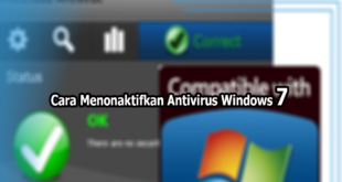 Cara Menonaktifkan Antivirus Windows 7